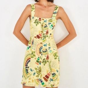 FARM Rio Colorful Birds Mini Dress